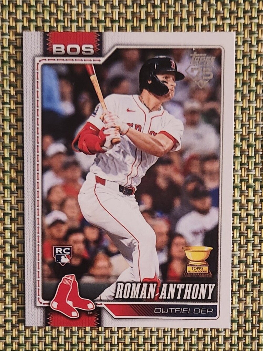 Roman Anthony Rookie Boston Red Sox Baseball Card